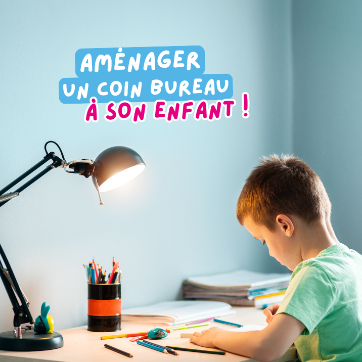 Rentrée scolaire : le coin bureau idéal pour votre enfant !